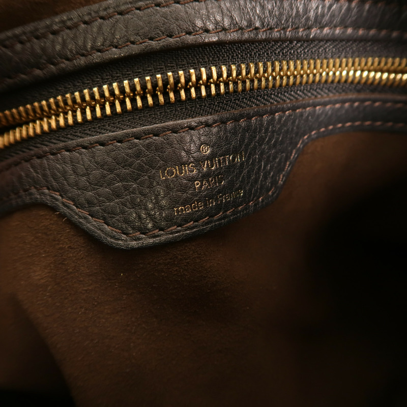 LOUIS VUITTON Monogram Mahina Salene PM金扣手挽肩背兩用袋-5