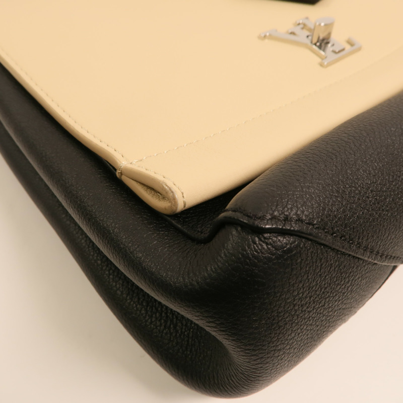 LOUIS VUITTON 牛皮皮革Lockme II Cartable銀扣手挽肩背兩用袋-14