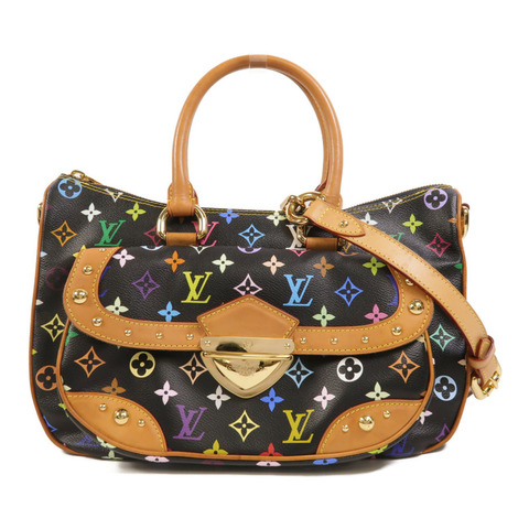 LOUIS VUITTON Monogram Multicolore Rita金扣手挽肩背兩用袋