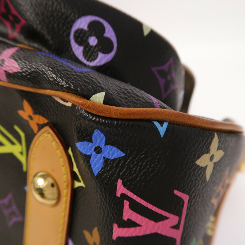 LOUIS VUITTON Monogram Multicolore Rita金扣手挽肩背兩用袋-10