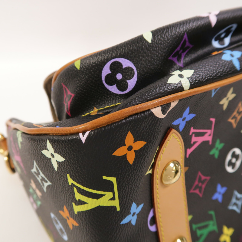 LOUIS VUITTON Monogram Multicolore Rita金扣手挽肩背兩用袋-11