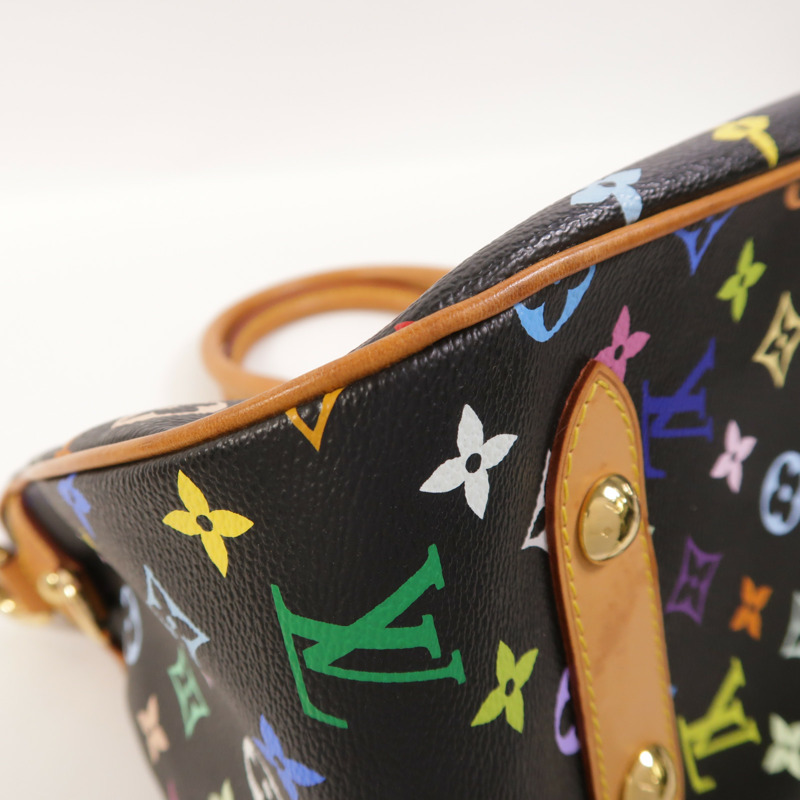 LOUIS VUITTON Monogram Multicolore Rita金扣手挽肩背兩用袋-13