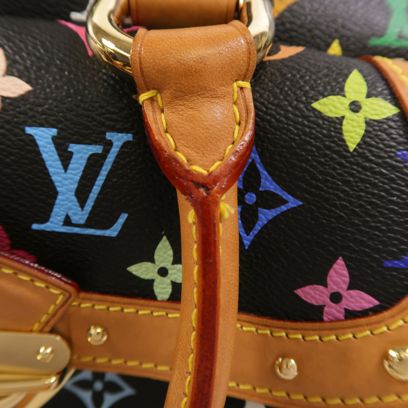 LOUIS VUITTON Monogram Multicolore Rita金扣手挽肩背兩用袋-19