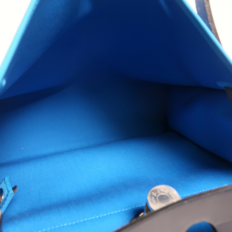 HERMES 帆布Herbag PM銀扣手挽肩背兩用袋-4