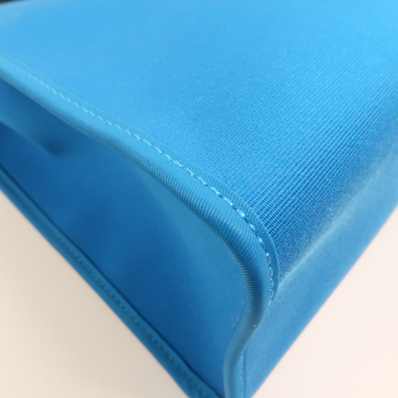 HERMES 帆布Herbag PM銀扣手挽肩背兩用袋-15