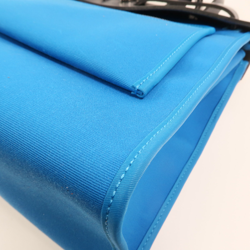 HERMES 帆布Herbag PM銀扣手挽肩背兩用袋-16