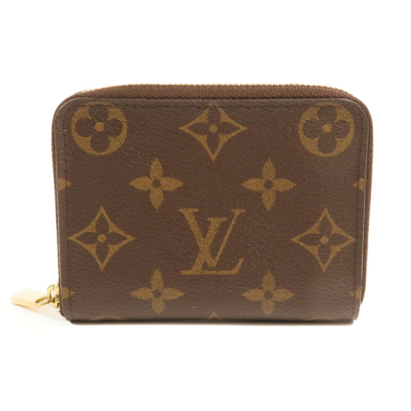 LOUIS VUITTON Monogram Zippy Coin Purse金扣零錢包-0