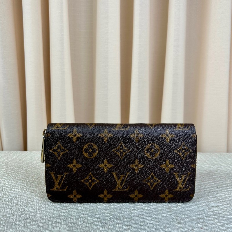 LV路易威登長款拉鍊錢包 經典老花 棕色內裡 卡位多 容量足 實用性強 日常百搭-1