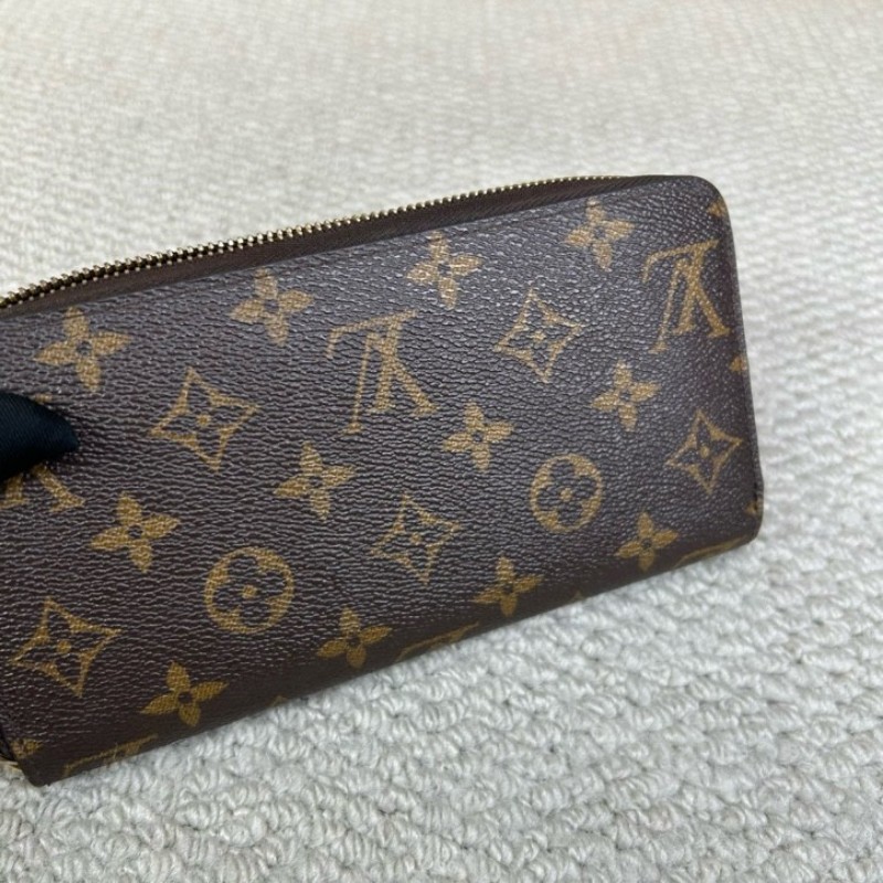 LV路易威登長款拉鍊錢包 經典老花 棕色內裡 卡位多 容量足 實用性強 日常百搭-2