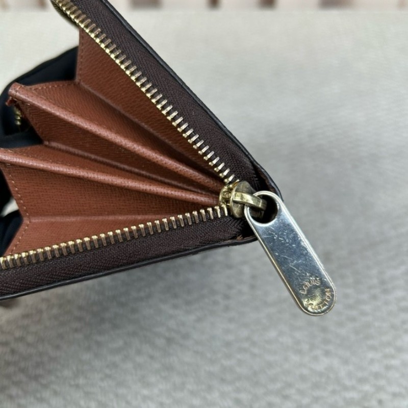 LV路易威登長款拉鍊錢包 經典老花 棕色內裡 卡位多 容量足 實用性強 日常百搭-15