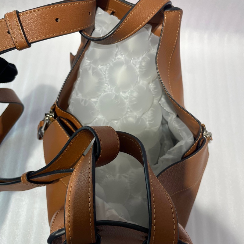 羅意威/LOEWE 棕色Hammock吊床包,底長:27 無附件-2