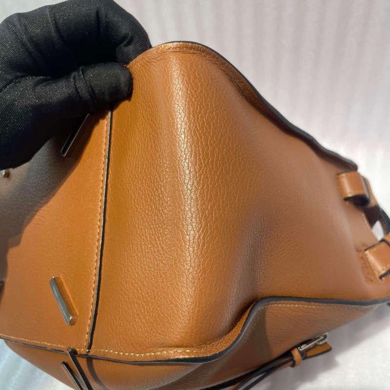 羅意威/LOEWE 棕色Hammock吊床包,底長:27 無附件-6