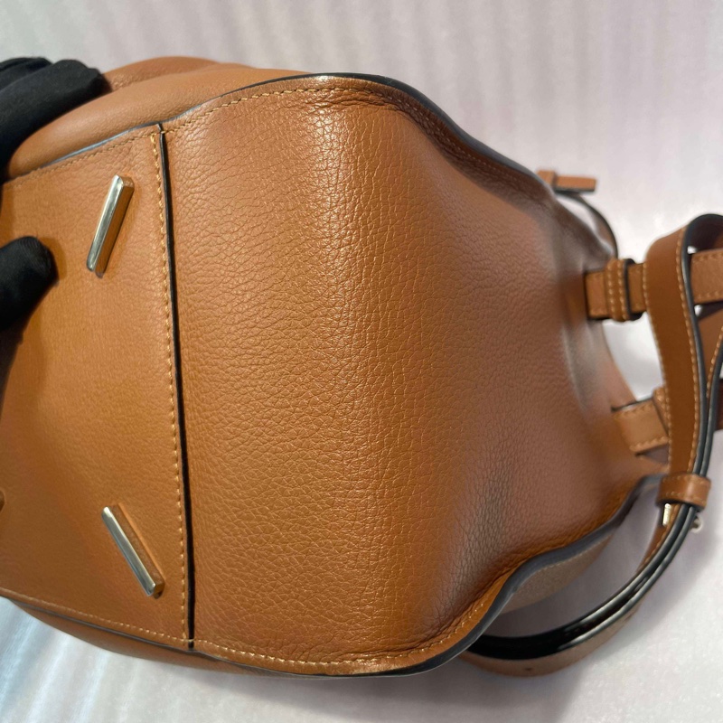 羅意威/LOEWE 棕色Hammock吊床包,底長:27 無附件-7