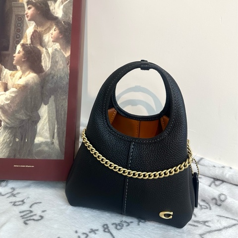 【全🆕】COACH Lana 19 手提包 小號 small黑色