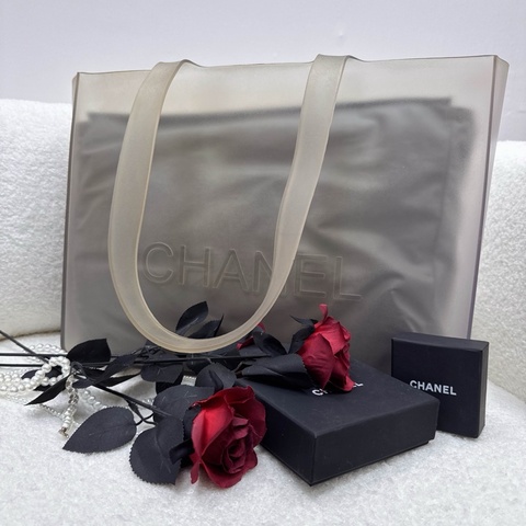 Chanel 香奈兒 果凍托特包 中古 二手 vintage 法國 雷標