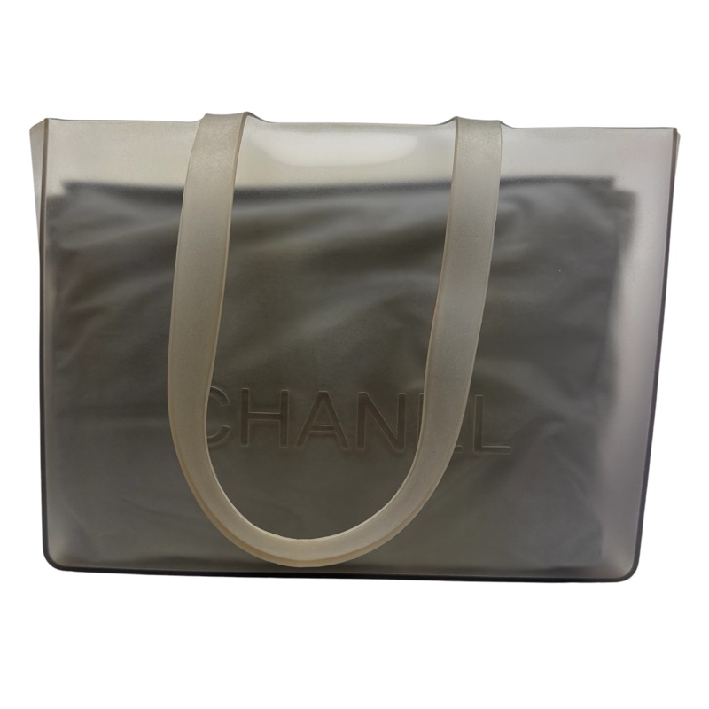 Chanel 香奈兒 果凍托特包 中古 二手 vintage 法國 雷標-2