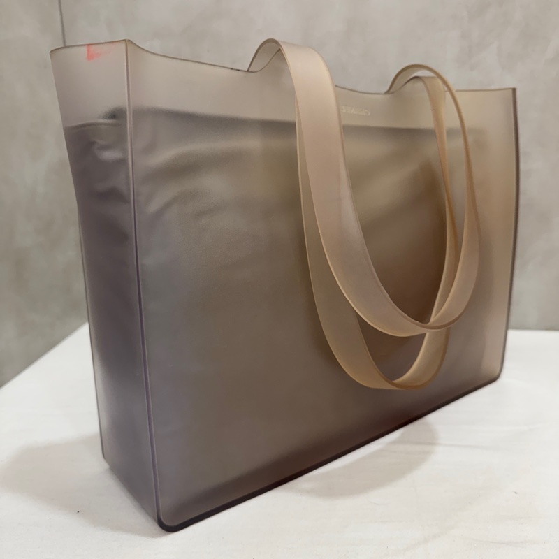 Chanel 香奈兒 果凍托特包 中古 二手 vintage 法國 雷標-7