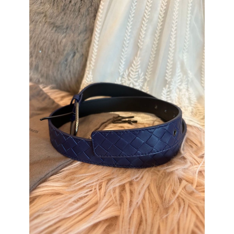葆蝶家經典編織腰帶 皮帶 腰帶 男士 女士 Bottega Veneta Intrecciato belt men woman-3