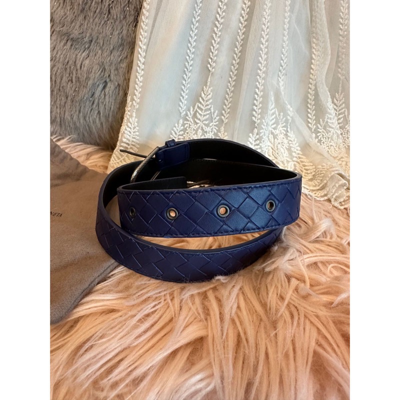 葆蝶家經典編織腰帶 皮帶 腰帶 男士 女士 Bottega Veneta Intrecciato belt men woman-6
