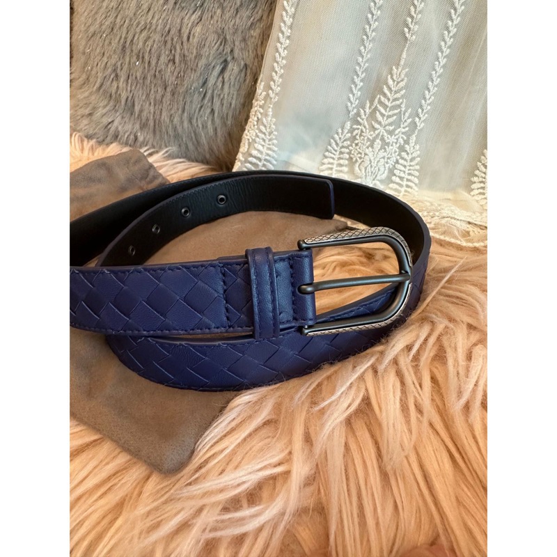 葆蝶家經典編織腰帶 皮帶 腰帶 男士 女士 Bottega Veneta Intrecciato belt men woman-9