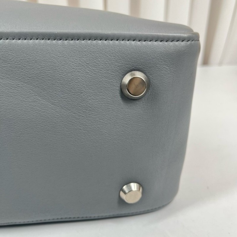 Balenciaga巴黎世家 灰色triangle三角包 手提單肩斜挎包 容量超級大 包型立挺 時尚潮流-7