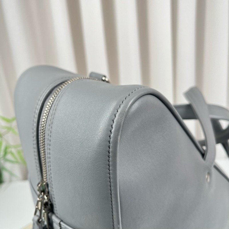 Balenciaga巴黎世家 灰色triangle三角包 手提單肩斜挎包 容量超級大 包型立挺 時尚潮流-15