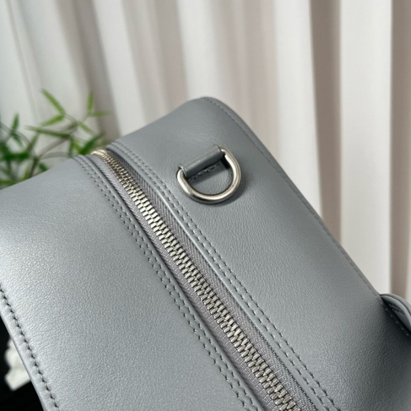 Balenciaga巴黎世家 灰色triangle三角包 手提單肩斜挎包 容量超級大 包型立挺 時尚潮流-18