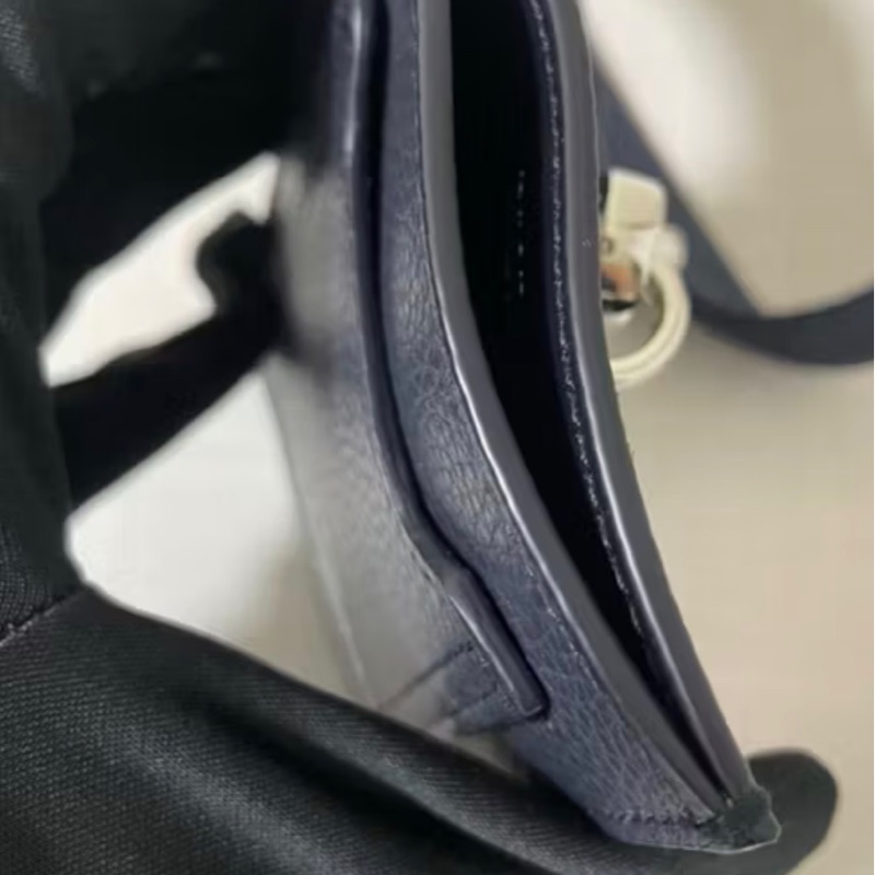 Dior x Air Jordan 限量聯名款 海軍藍 皮革識別證套 證件套 卡夾 名片夾 掛繩卡包-7