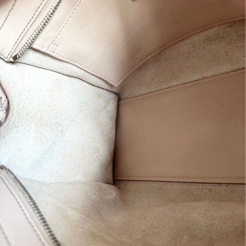 YSL 聖羅蘭 saint laurent cabas 醫生包 粉色牛皮 粉紅色 側背包 斜背包 手提包-13