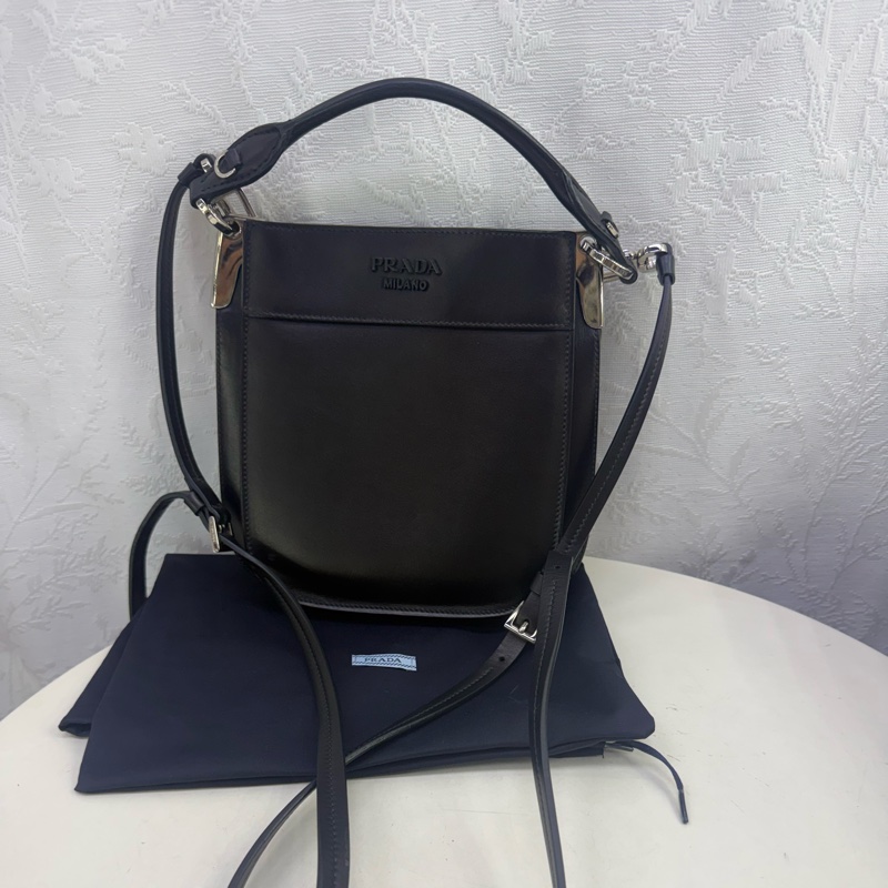Prada Margit Leather Crossbody Bag-0