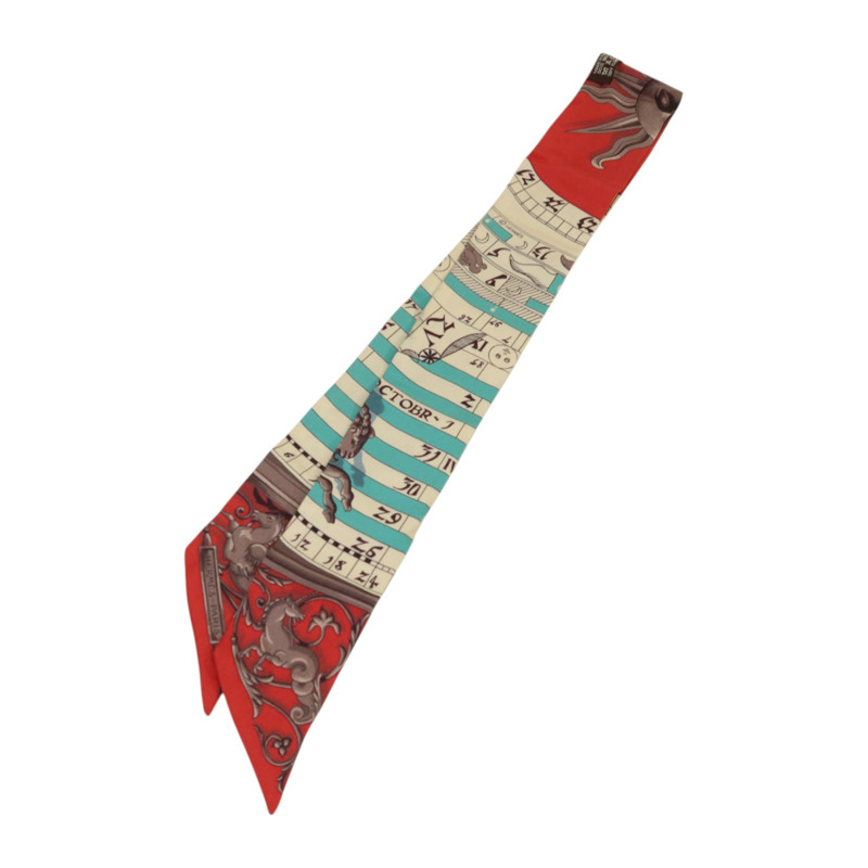 HERMES 【Hermes Fair】絲質Twilly絲巾-1