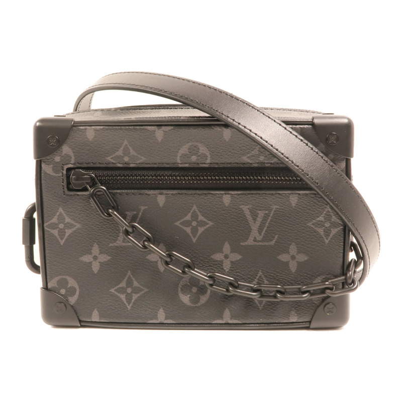 LOUIS VUITTON Monogram Eclipse Mini Soft Trunk肩背袋-0