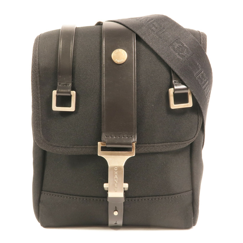 CHANEL 帆布Sports Line Shoulder Bag銀扣肩背袋-0