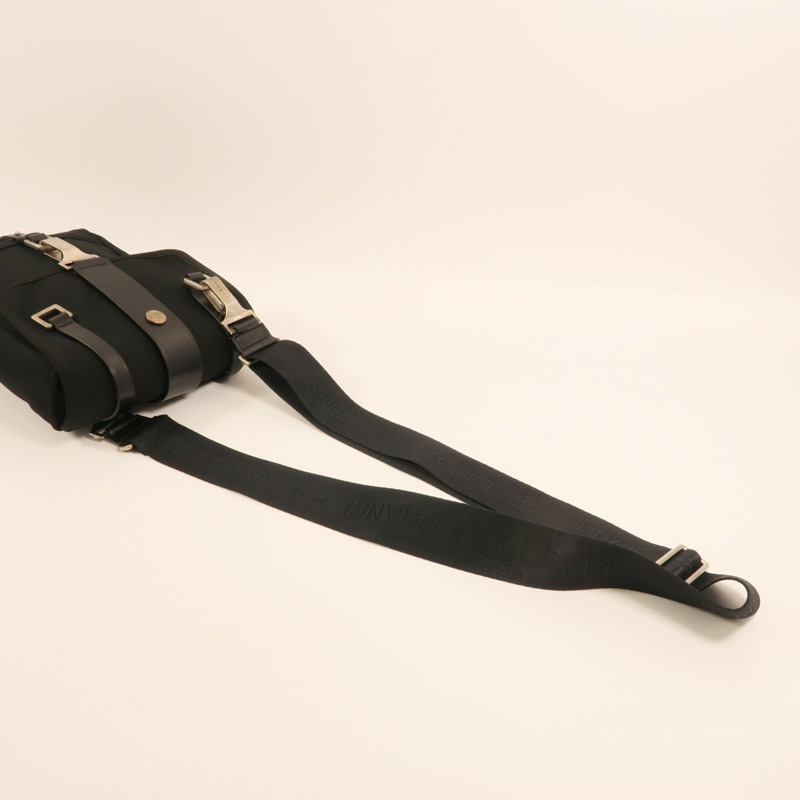 CHANEL 帆布Sports Line Shoulder Bag銀扣肩背袋-7