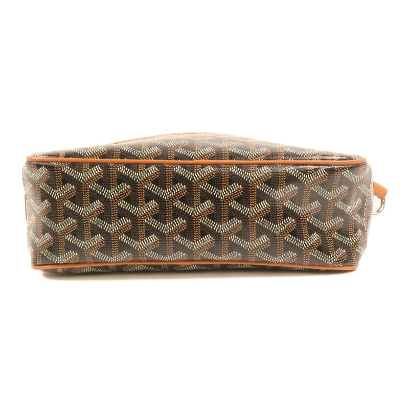 GOYARD 塗層帆布Cap Vert PM銀扣肩背袋-3