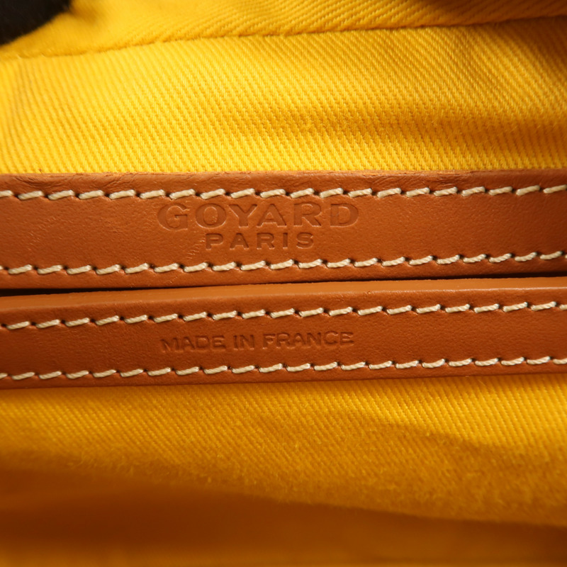 GOYARD 塗層帆布Cap Vert PM銀扣肩背袋-5