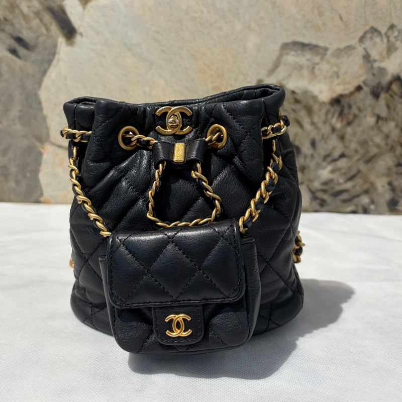 Chanel 菱格子母後背包-0