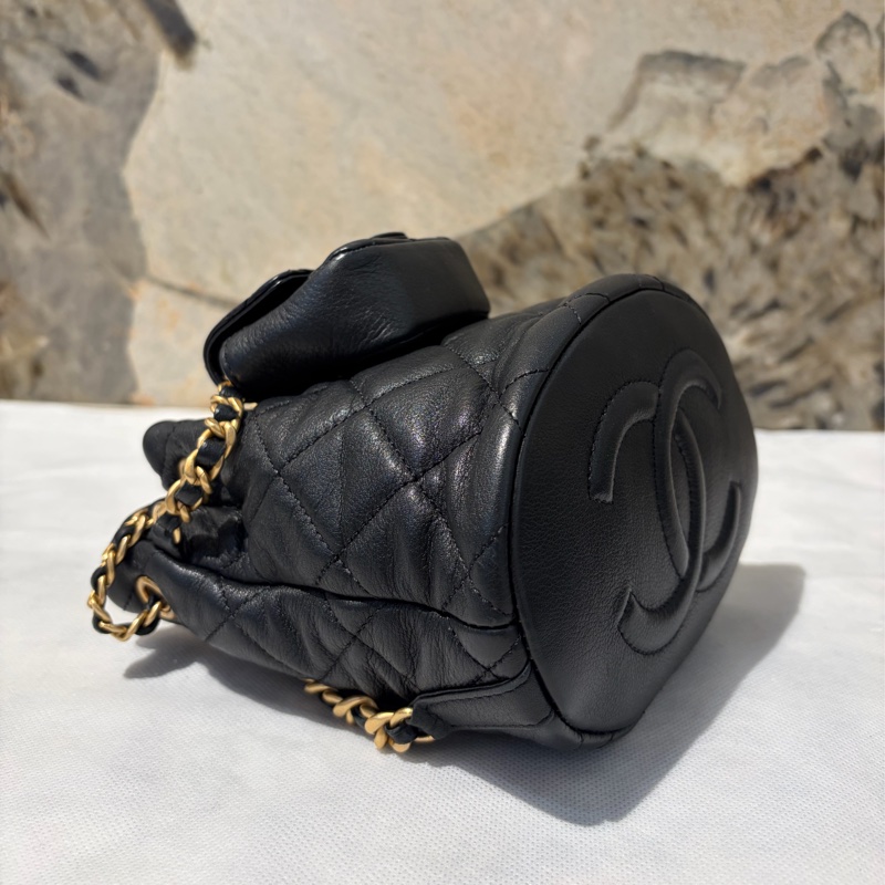 Chanel 菱格子母後背包-5