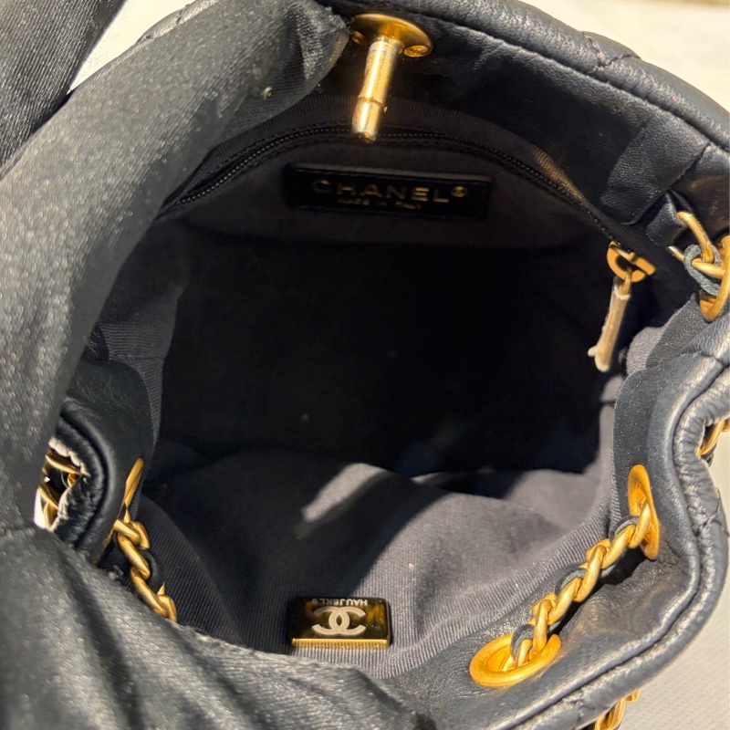 Chanel 菱格子母後背包-8