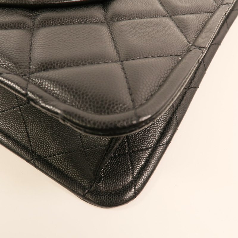 CHANEL 牛皮皮革Quilted Timeless CC Chain Tote金扣鏈帶肩背袋-13