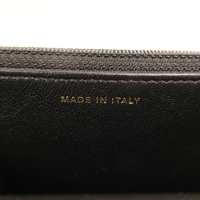 CHANEL 羊皮皮革WOC Wallet On Chain金扣鏈帶肩背袋-6