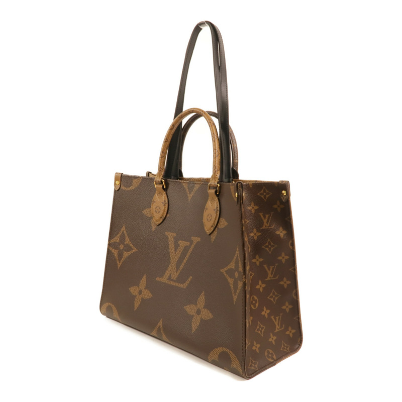 LOUIS VUITTON Monogram Giant On The Go MM金扣手挽肩背兩用袋-2