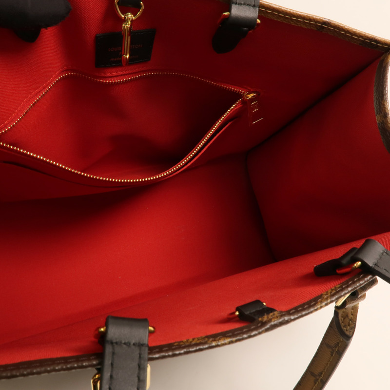 LOUIS VUITTON Monogram Giant On The Go MM金扣手挽肩背兩用袋-4