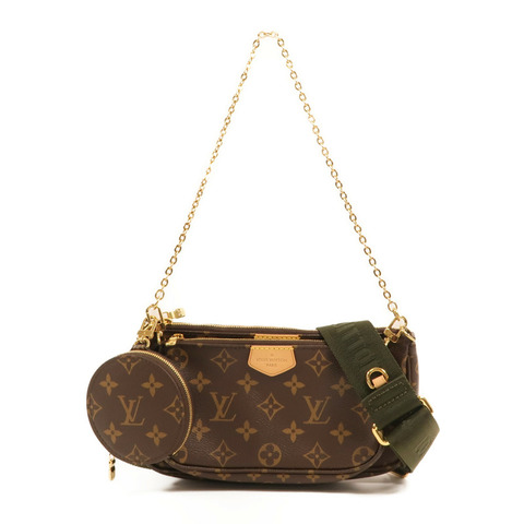 LOUIS VUITTON Monogram Multi Pochette Accessoires金扣肩背袋