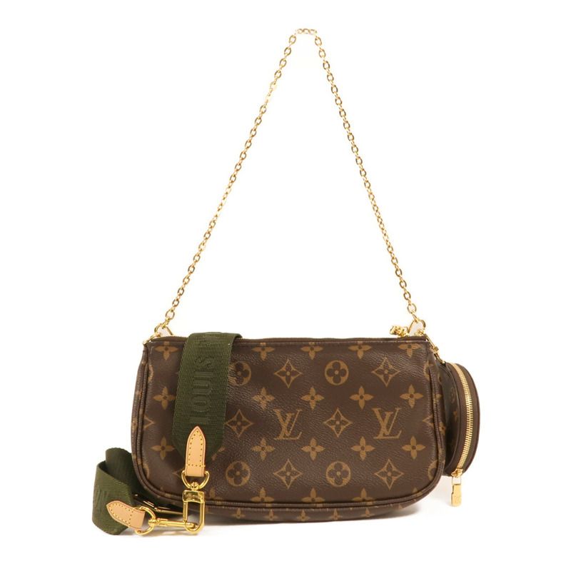 LOUIS VUITTON Monogram Multi Pochette Accessoires金扣肩背袋-1