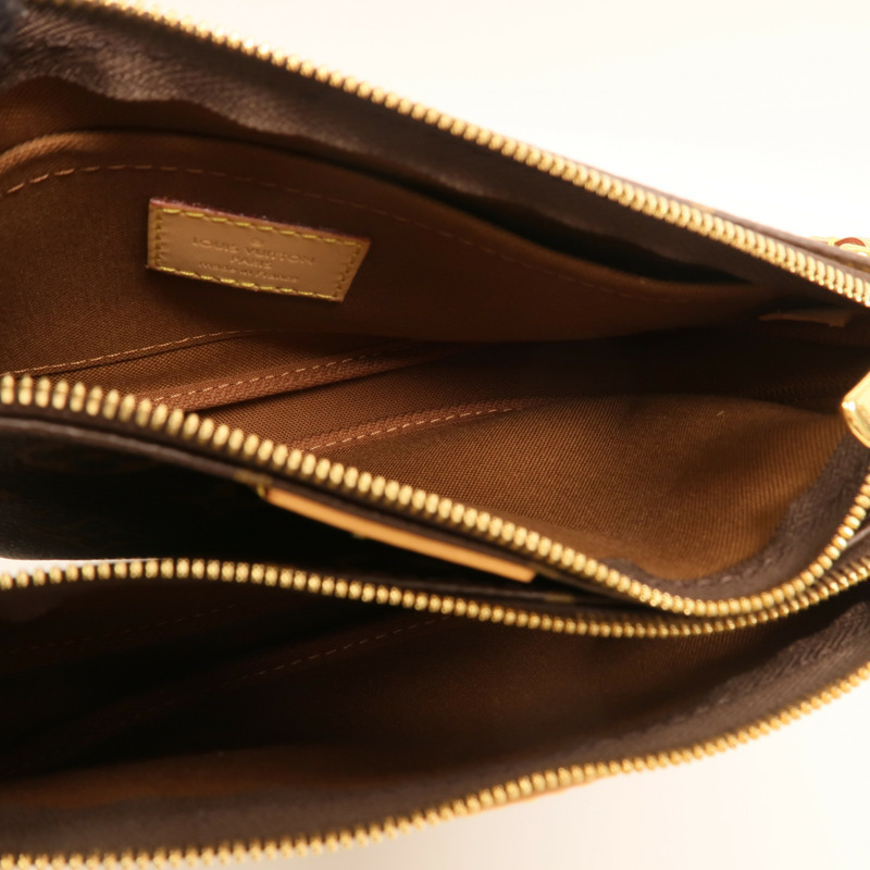 LOUIS VUITTON Monogram Multi Pochette Accessoires金扣肩背袋-4