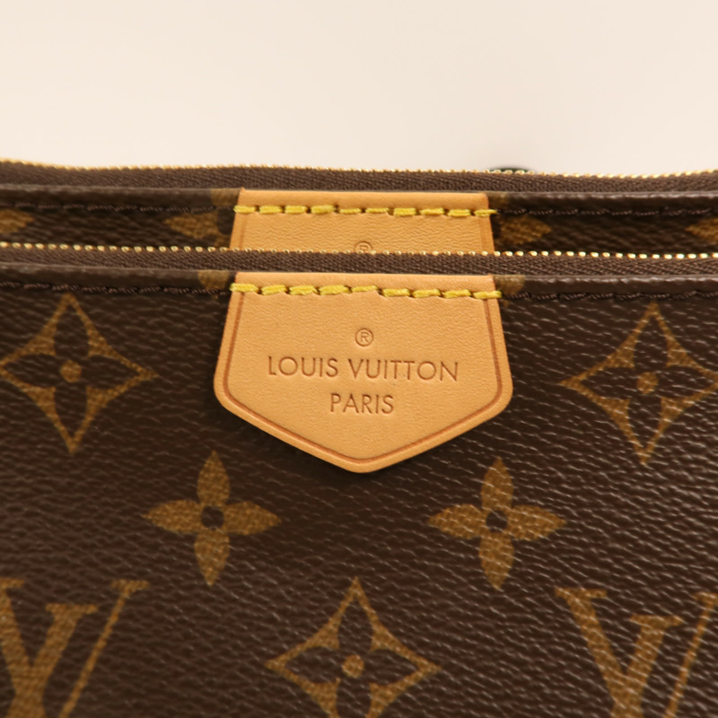 LOUIS VUITTON Monogram Multi Pochette Accessoires金扣肩背袋-8