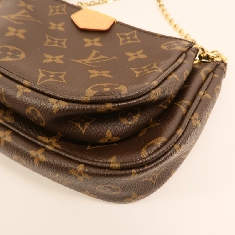 LOUIS VUITTON Monogram Multi Pochette Accessoires金扣肩背袋-14