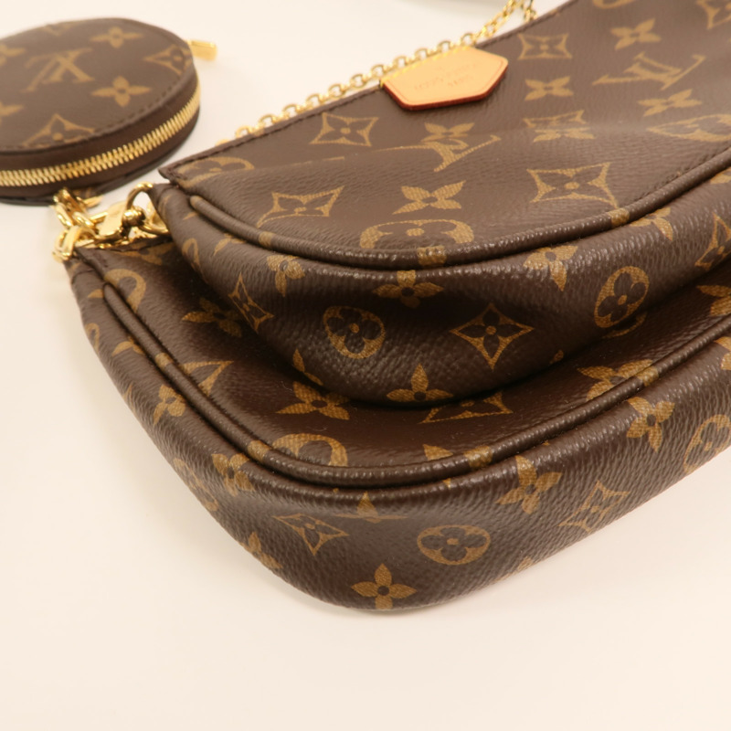 LOUIS VUITTON Monogram Multi Pochette Accessoires金扣肩背袋-15
