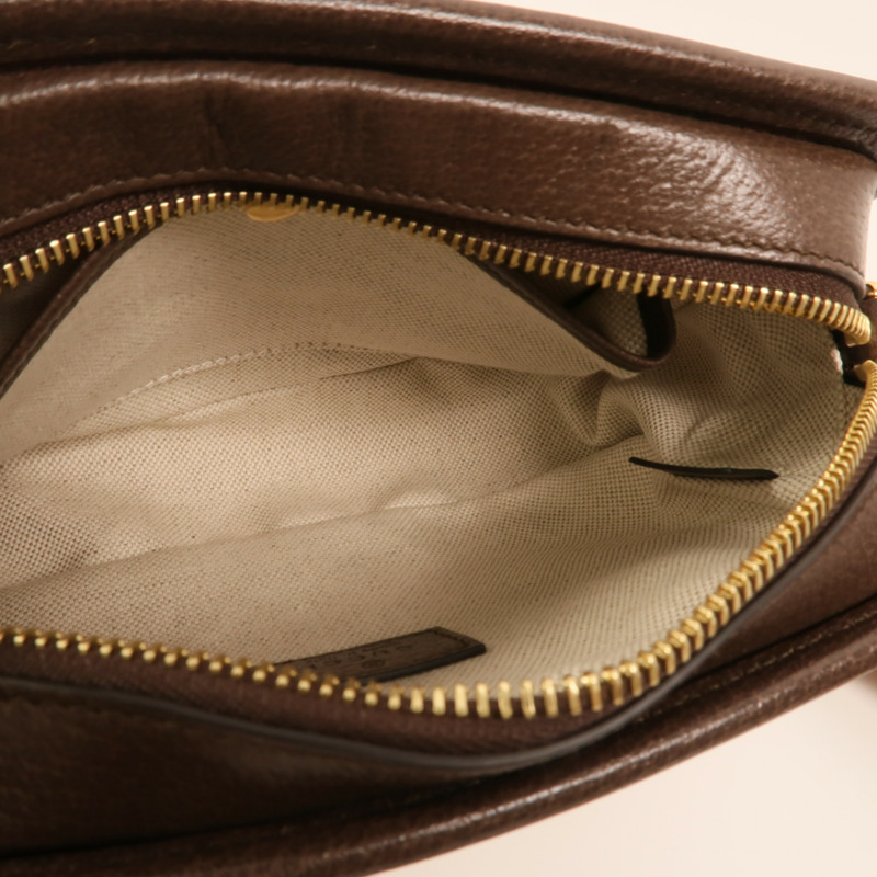 GUCCI 帆布Jumbo GG Mini金扣肩背袋-4